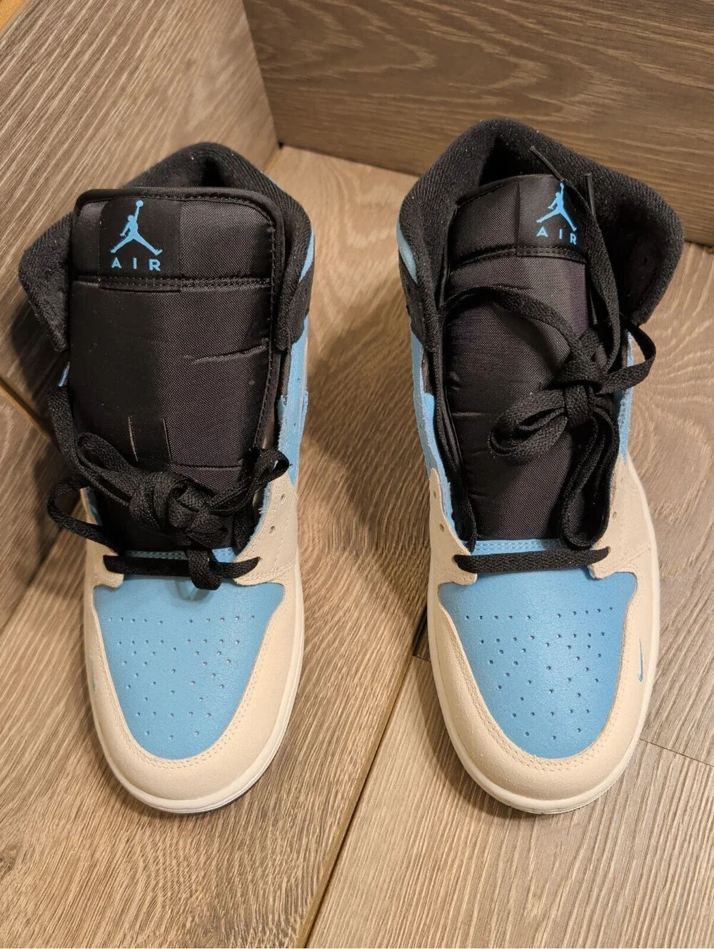 Jordan Air Jordan 1 Mid SE Summit White Blue Chill Black Men